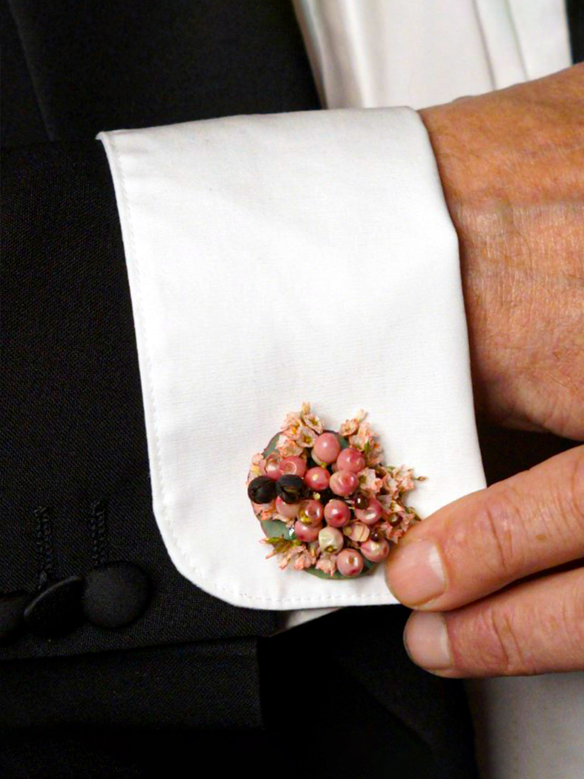 Pocket Bouquets and Cufflinks for Weddings