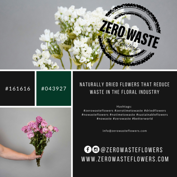 Zero Waste Flowers identity