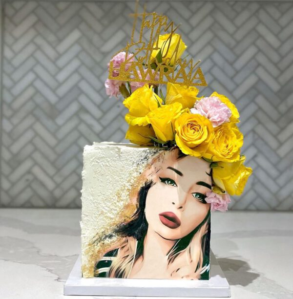Floral Cakes That Are Too Pretty to Eat Portrait Cake