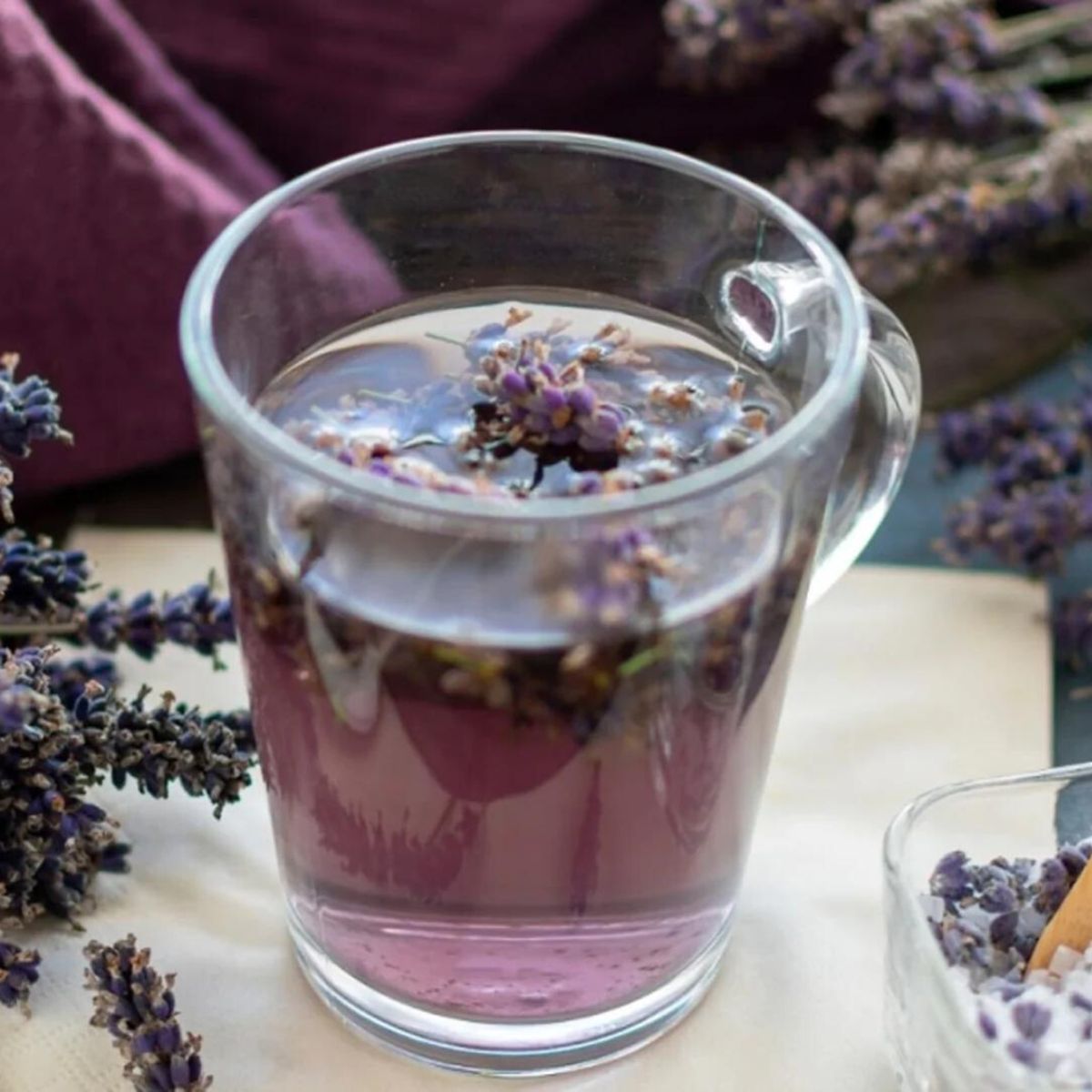 Lavender medicinal plant tea on Thursd Lavender medicinal plant tea on Thursd