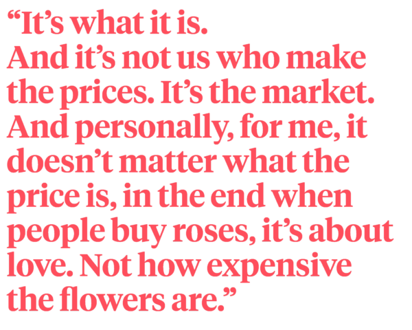 Quote Pini Cohen Record Prices for Flowers