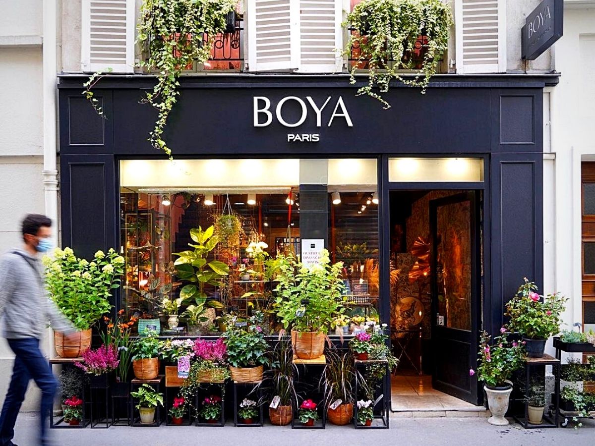 The flower shops of Paris