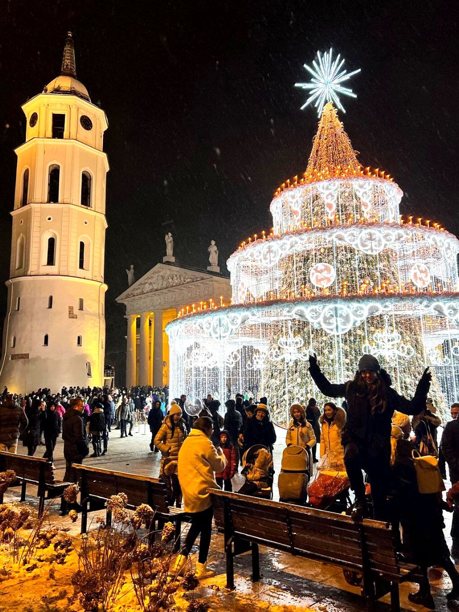 Vilnius Christmas Tree in Lithuania