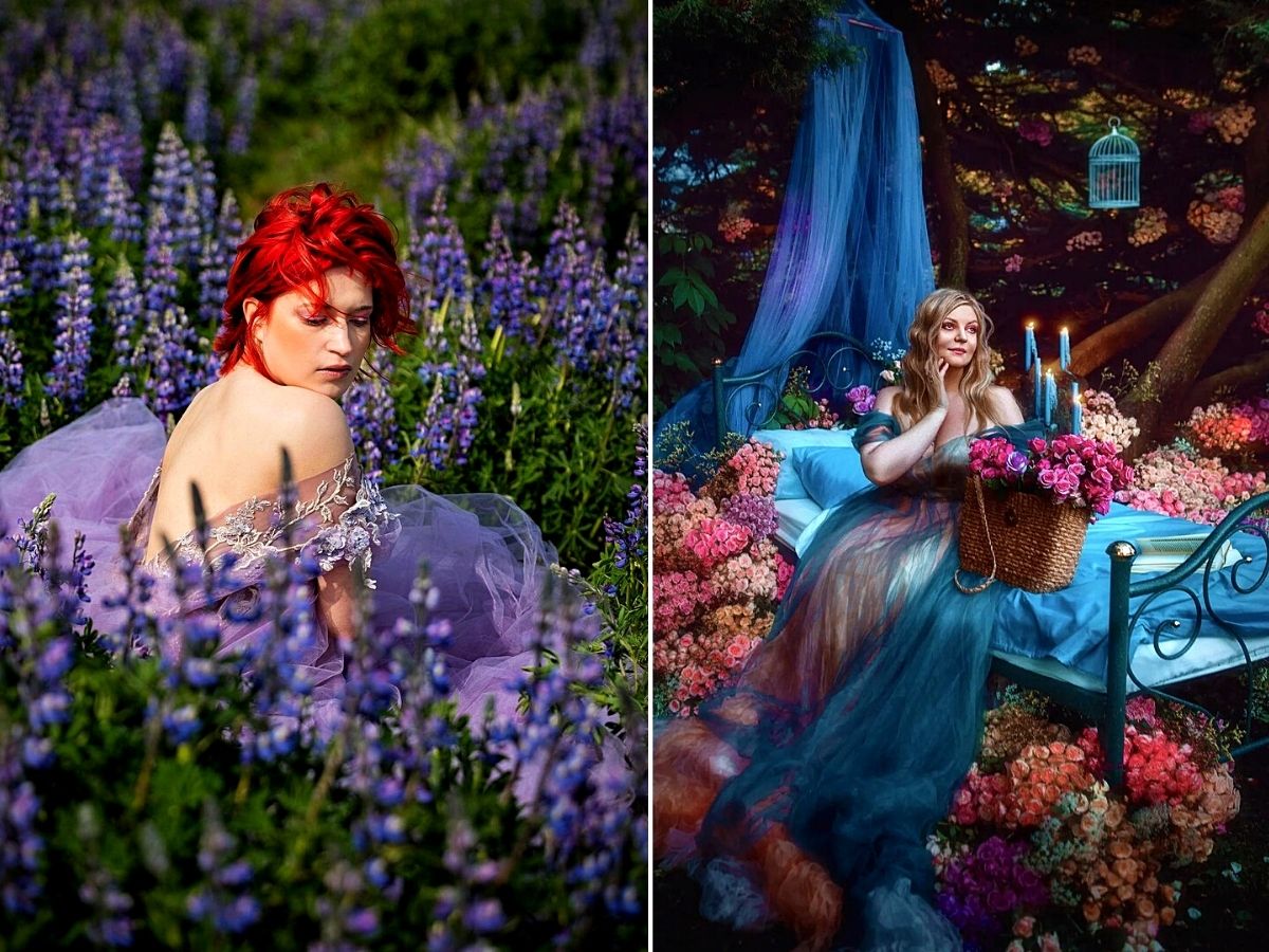 Art Photo Projects - Photoshoots That Give an Everlasting Life to Flowers