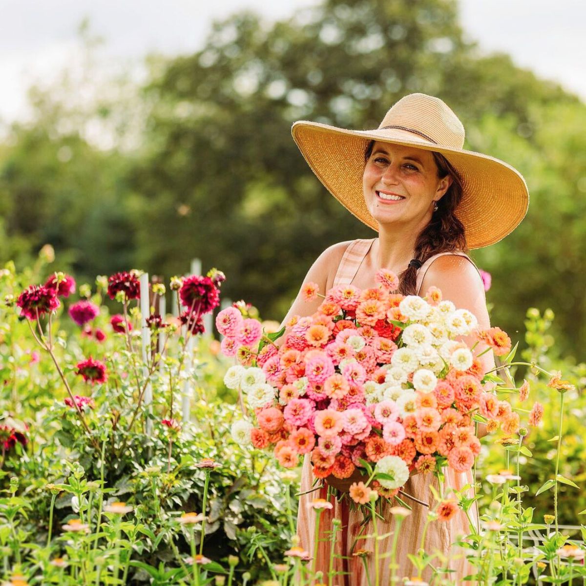 Niki Irving at her flower farm