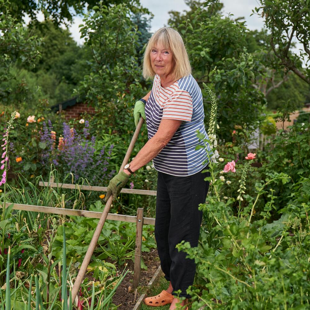 Health Benefits of Gardening Old lady enjoy gardening