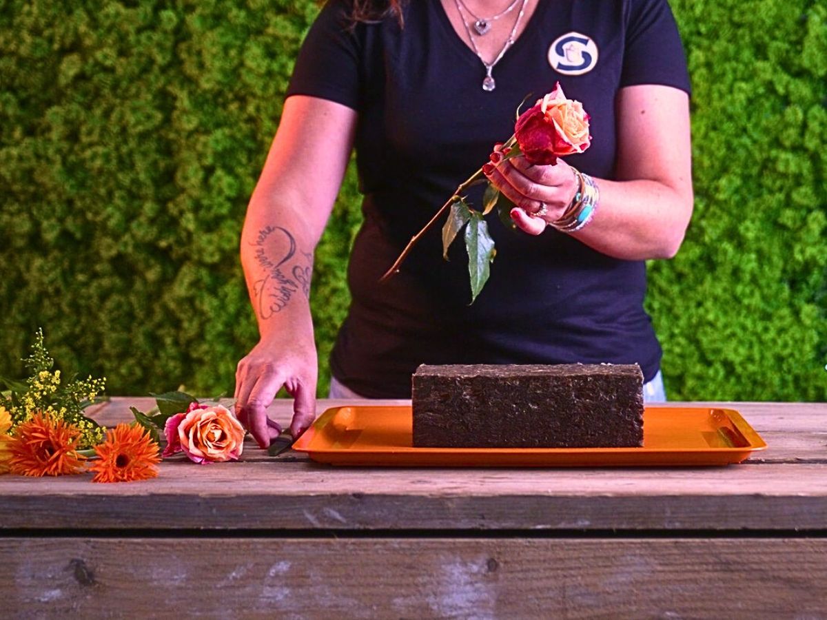 Sideau® Block Sideau® Block From Agra Wool Presents a Sustainable and Eco-Friendly Alternative for Floristry