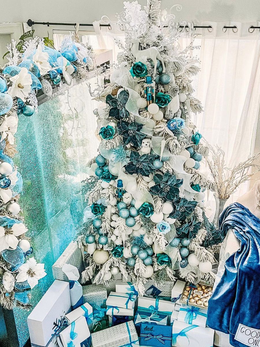 White and blue Christmas Christmas Trends to Try Out This Holiday Season