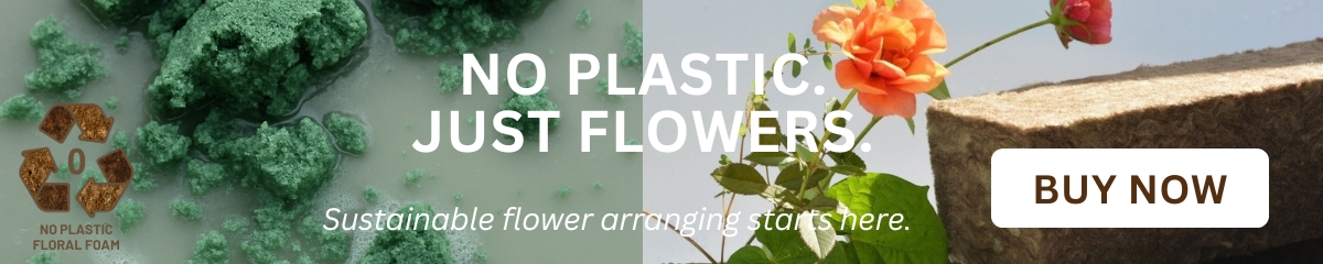 Desktop Banner - No Plastic Just Flowers - Sideau