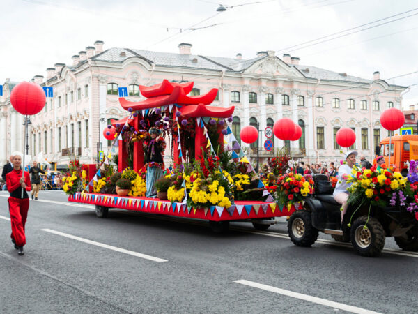 The Star of the St. Petersburg Flower Festival